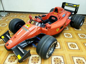 【 岐阜出品 】 大きい 乗用玩具 Ferrari/フェラーリ F1マシン 全長1820㎜ Formula One 電動カー 充電式 乗れる F1カー