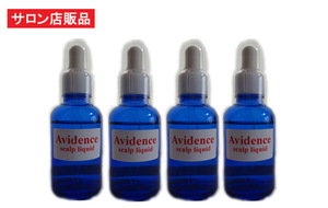 Avidence（アビデンス）スカルプ リキッド 50ml×4本セット :育毛成分リデンシル キャピキシル サロン専売 業務用育毛剤抜け毛 薄毛対策