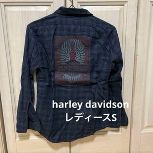 harley davidson ハーレー　レディースS チェックシャツ