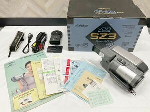 Victor SUPER VHS ビデオカメラ GR-SZ3 ×20 WIDE MULTI FUNCTION LENS DIGITAL ZOOM本体 取扱説明書 (k5536-y152)