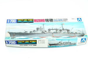 アオシマ　1/700　日本海軍水上機母艦　瑞穂　内袋未開封未組立　プラモデル