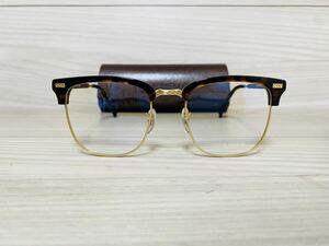 OLIVER PEOPLES オリバーピープルズ メガネフレーム OV5989 5002★Petofi★鼈甲柄 ゴールド サーモントタイプ伊達眼鏡 未使用 美品 