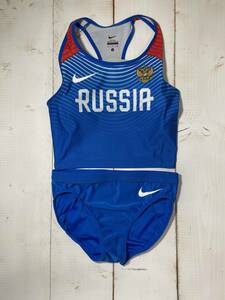 【即決】NIKE ナイキ ロシア代表 女子陸上 ユニフォーム レーシングブルマ 2018-2019年 海外S