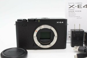 ＜＜ショット数423回（ショット数ドットコム調べ）！！＞＞【極美品】FUJIFILM 富士フイルム X-E4 ボディ ブラック F X-E4-B #LE2024334