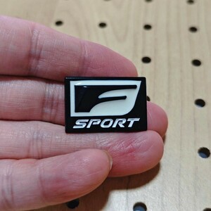 レクサス【F SPORT】3D ミニエンブレム小【ブラック】LS500h GS300h GS350 GS450h IS300h IS350 CT200h RX300 RX450h RC-F GS-F Fスポーツ