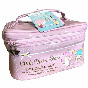 【未使用品】キキララ セルフジェルネイルキット ロコジェル サンリオ LOCO GEL リトルツインスターズ ポーチ