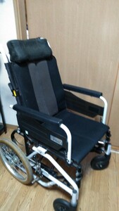 【埼玉県草加市】 MiKi ミキ 車椅子 介助用 車いす 車イス　現状品 MAX 100kg MIKI 引き取り可