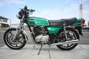 K782 当時物 Z250FT エンジン実働 ベース 条件付送料無料 0015 検) Z250LTD GPZ250