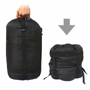 コンプレッションバッグ 寝袋圧縮袋 寝袋収納袋 シュラフ収納袋 簡易防水 スタッフバッグ 衣類圧縮収納 GWTRKSBG125