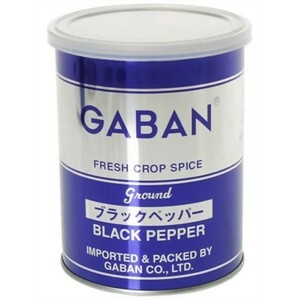 ブラックペッパー 缶 210g×12個 GABAN グラウンド スパイス 香辛料 粉 粉末 業務用 黒胡椒 Black pepper こしょう ギャバン