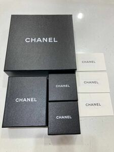 パ）シャネル 空箱 CHANEL 空き箱 保存箱 小物用 4箱 アクセサリー入れ