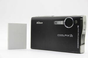 【返品保証】 ニコン Nikon Coolpix S7c ブラック バッテリー付き コンパクトデジタルカメラ s4898