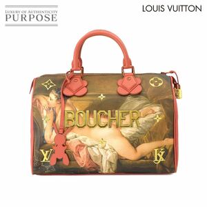 未使用 展示品 ルイ ヴィトン LOUIS VUITTON マスターズ ブーシェ スピーディ 30 ハンド バッグ ピンク M43353 RFID Speedy 90224017