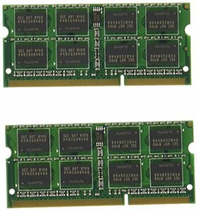 【中古】 アドテック Mac用 DDR3 1333/PC3-10600 SO-DIMM 4GB×2枚組 ADM10600