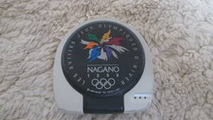 『SEIKO セイコー /トラベルウォッチ、置時計 / 動作品、電池付き/NAGANOオリンピック 1998』USED