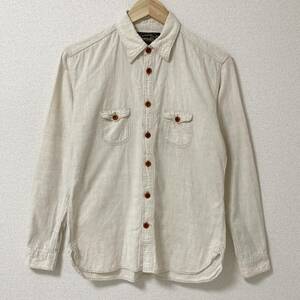 ORGUEIL クラシック ワークシャツ 生成り 38サイズ 日本製 オルゲイユ 長袖シャツ STUDIO D