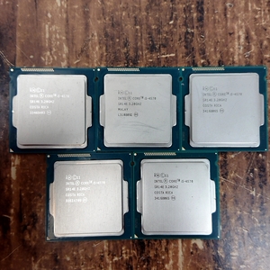【動作確認済】【5点セット】CPU Intel Corei5 4570 3.20GHz-3.60GHz 4C4T FCLGA1150 パソコン PCパーツ 