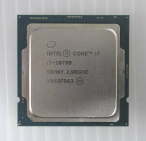 【中古】Intel CPU i7-10700/2.90GHZ