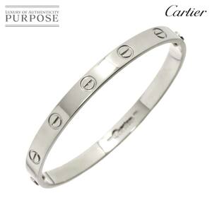 カルティエ Cartier ラブ ブレス #17 K18 WG ホワイトゴールド 750 ブレスレット バングル Love Bracelet 90224937