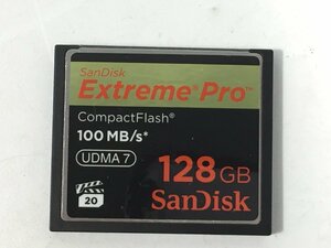 SanDisk　　サンディスク　　コンパクトフラッシュ CFカード　　　Extreme Pro 100MB/S　　128GB　　現状品　　CJ4.003　/05