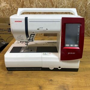 2404H27 JANOME MODEL 861 SECIO 9710 ジャノメコンピューターミシン カバー付き