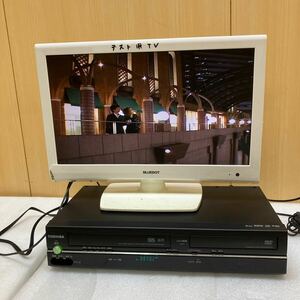 MK5958 東芝★良品 メンテ済 動作良好★便利 DVD+VHSビデオデッキ★リモコン欠品★SD-V800 20240423