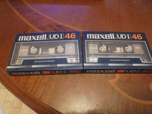 マクセル　カセットテープ　UDI４６ 　２本（未使用品）