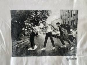 RAGEBLUE ビースティー・ボーイズ Tシャツ S　白 リッキー・パウエル/古着 写真　Beastie Boys