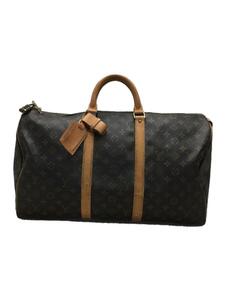 LOUIS VUITTON◆キーポル50_モノグラム_BRW/PVC/BRW