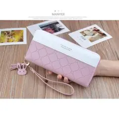 長財布　財布　ピンク　うさぎ　韓国　おしゃれ　かわいい　使いやすい　大容量