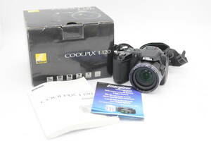 【美品 返品保証】 【便利な単三電池で使用可】ニコン Nikon Coolpix L120 Nikkor 21x 元箱付き コンパクトデジタルカメラ s5590