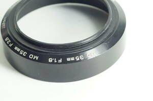 hiC-03★送料無料 並品★MINOLTA MD 35mm F1.8 MD 35mm F2.8 ミノルタ レンズフード