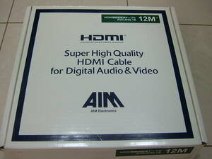 6.3万 新品 AIMエイム電子 HDMIケーブル AVD-AHG-12 12m アクティブイコライザー付 増幅・整合機能付 逸品館