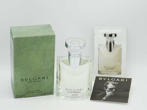 ■【YS-1】 メンズ 香水 ■ BVLGARI ブルガリ プールオム オードトワレ EDT 50ml ■ イタリア製 【同梱可能商品】■C