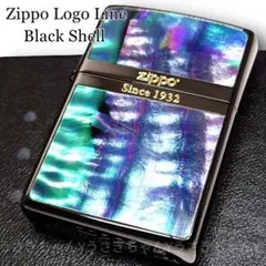 zippo★ブラックシェル★ロゴラインBK★ブラック★ジッポ ライター