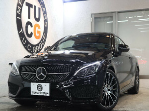 【くるま☆市場】ベンツ　Ｃクラス　クーペ　Ｃ３００　スポーツレザＥＸ＆ＲＳＰ　革ＳＲ　ナビ　２年保証