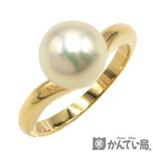 18391 MIKIMOTO【ミキモト】K18 パール 真珠 リング 指輪 ゴールド 約11号 4.76g レディース アクセサリー ジュエリー【中古】USED-A