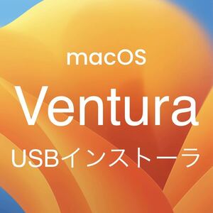 mac OS Ventura 13.6.5 インストールUSBメモリ 起動ディスク インストーラー