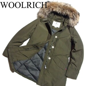 WOOLRICH ウールリッチ W’S ARCTIC PARKA FR アークティック パーカー ファー ダウン ジャケット レディース XS カーキ