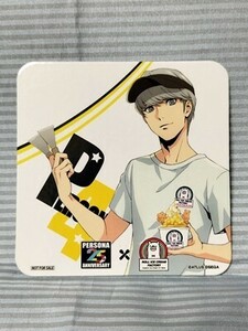 ペルソナ 25th Anniversary ロールアイスクリームファクトリー限定 非売品コースター 主人公 鳴上悠 P4 ペルソナ4 PERSONA4