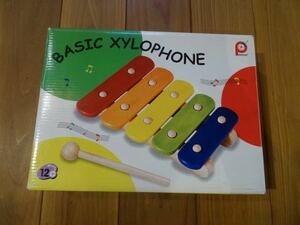 PINTOY BASIC XYLOPHONE 木琴 知育玩具 木製おもちゃ 木のおもちゃ 箱付き 完品