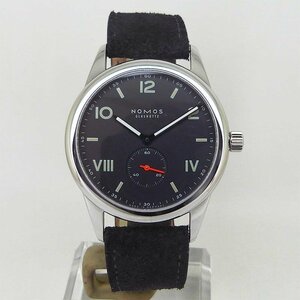 中古美品ノモス【NOMOS】 CL1A1BL238CP クラブ38 キャンパスナイト 手巻