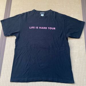PEDRO バンドTシャツ ペドロ TシャツBiSH 半袖Tシャツ アユニ・D オフィシャルTシャツ LIFE IS HARD TOUR ツアーTシャツ