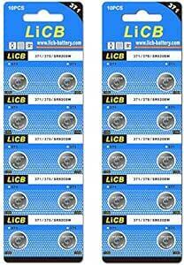 LiCB 20個 SR920SW ボタン電池 時計用【SR920sw、371 、LR920、AG6、370相当品