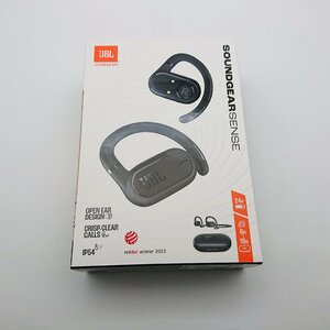 3186# JBL 完全ワイヤレスイヤホン SOUNDGEAR SENSE Bluetooth IP54防水 JBLSNDGEARSNSBLK ブラック 【0410】