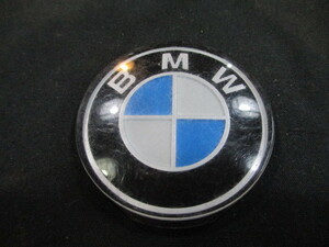 ■BMW E30 E28 E24 ステアリング バッジ 中古 32331117279 ホーン ボタン エンブレム 46mm 部品取あり ハンドル 送料84円定形郵便 ■