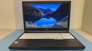 中古ノートパソコン★Windows10★Fujitsu Core i5-10310U/@2.21GHz/8GB/SSD 240GB/15インチ以上★