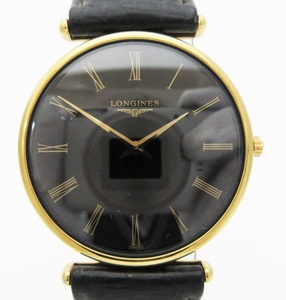 R04-004《ロンジン》LONGINES La Grande Classique/グランドクラシック★L4.635.2★腕時計 クォーツ ウォッチ★黒/ブラック文字盤★