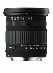 シグマ 17-70mm F2.8-4.5 DC デジタル専用 MACRO キヤノン用(中古品)