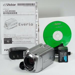 JVC Victor Everio GZ-MG980-S シルバー 動作OK 1週間保証/9718